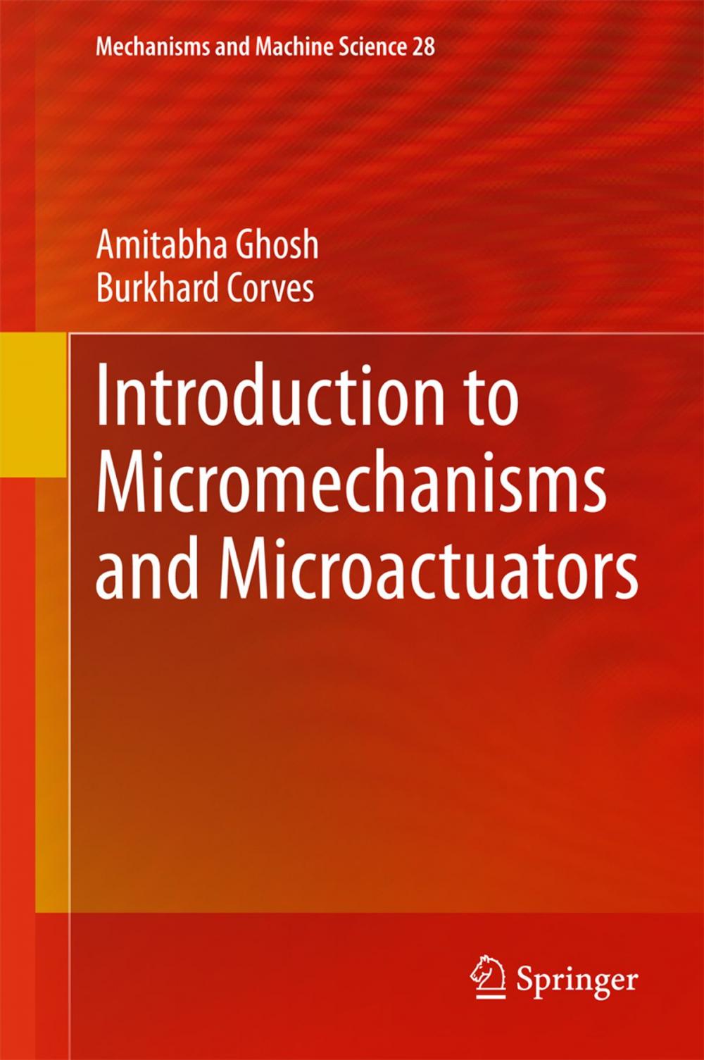 Big bigCover of Introduction to Micromechanisms and Microactuators