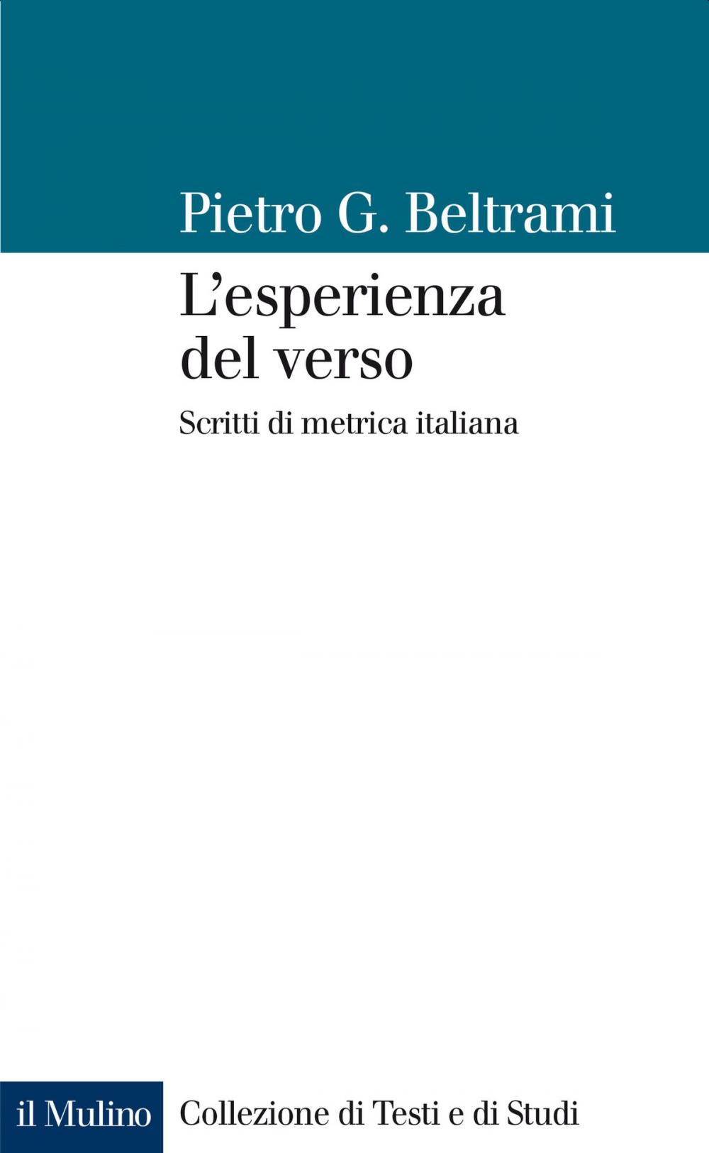 Big bigCover of L'esperienza del verso