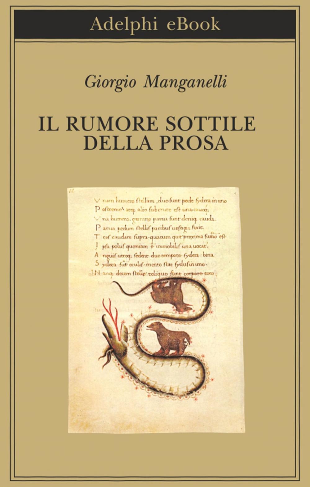 Big bigCover of Il rumore sottile della prosa