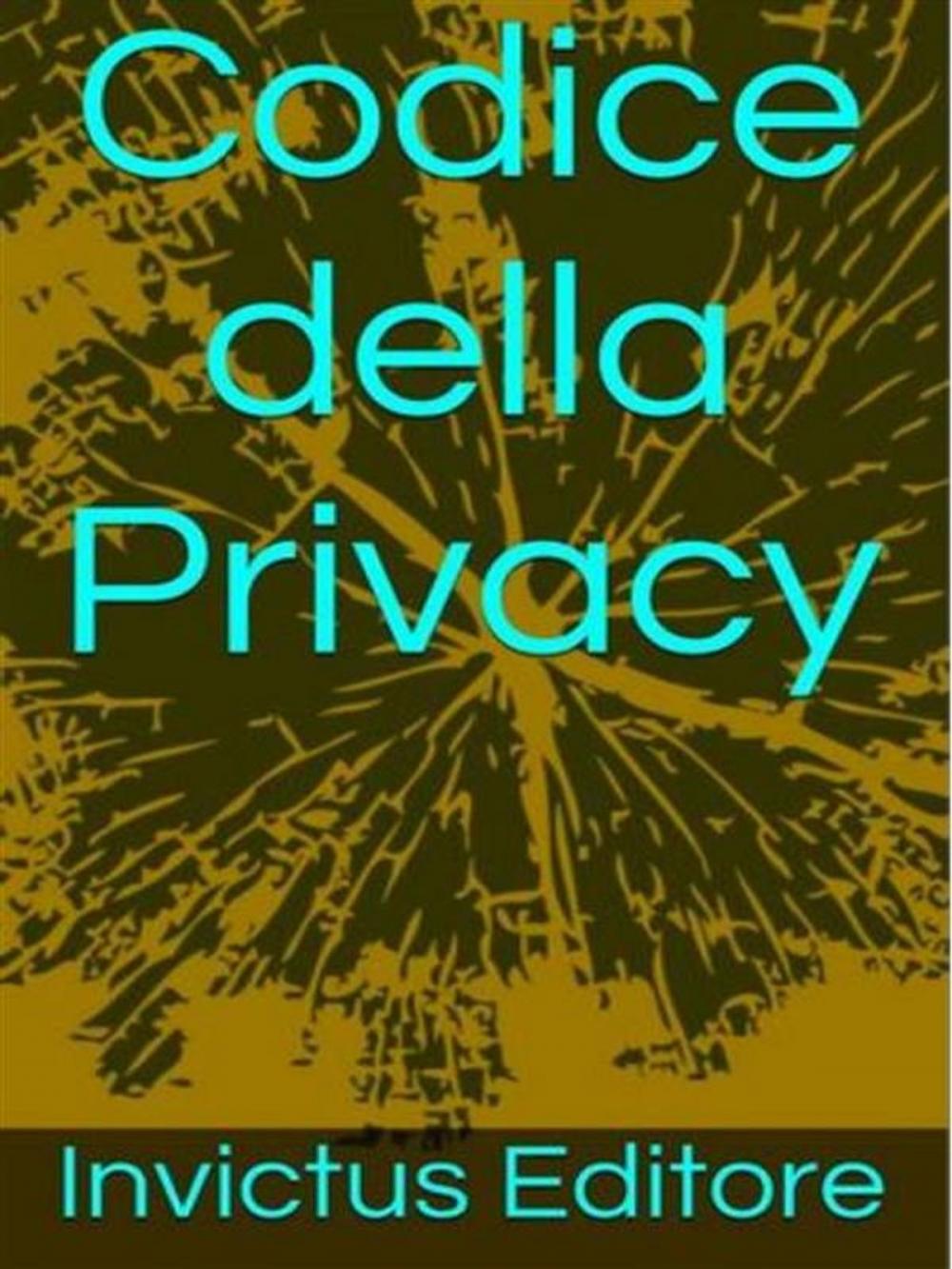 Big bigCover of Codice della privacy