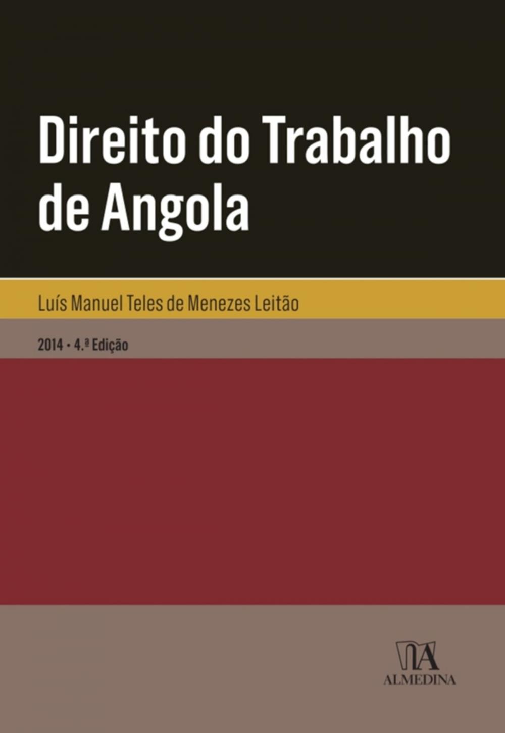 Big bigCover of Direito do Trabalho de Angola - 4ª Edição