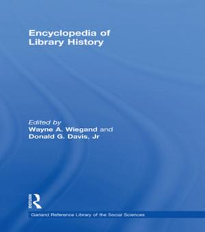 Cover of the book Encyclopedia of Library History by John E. Talbott