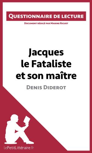 Cover of the book Jacques le Fataliste et son maître de Denis Diderot by Myriam Hassoun, Kelly Carrein, lePetitLitteraire.fr