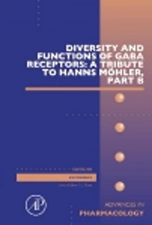 Cover of the book Diversity and Functions of GABA Receptors: A Tribute to Hanns Möhler, Part B by Uwe Rudolph, Elsevier Science