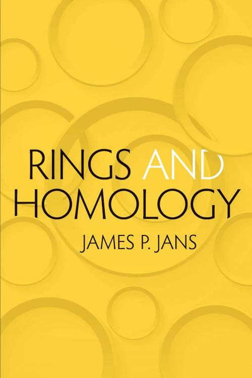 Cover of the book Rings and Homology by James P. Jans, Dover Publications