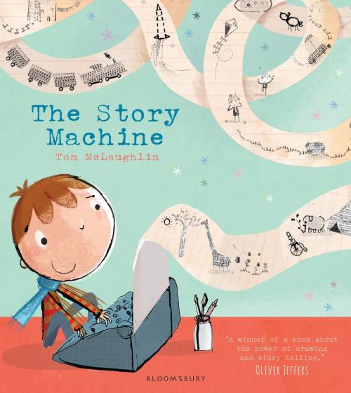 Cover of the book The Story Machine by Tom McLaughlin, Bloomsbury Publishing