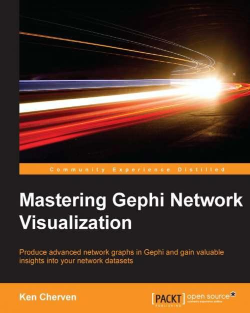 Cover of the book Mastering Gephi Network Visualization by Ken Cherven, Packt Publishing