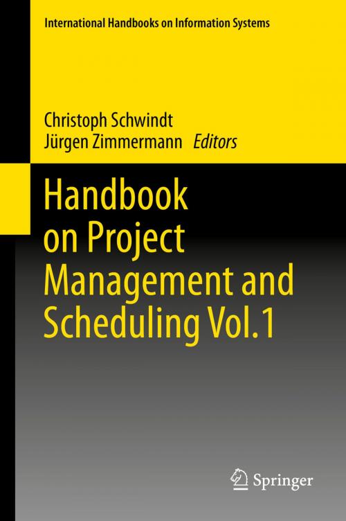 Cover of the book Handbook on Project Management and Scheduling Vol.1 by , Springer International Publishing