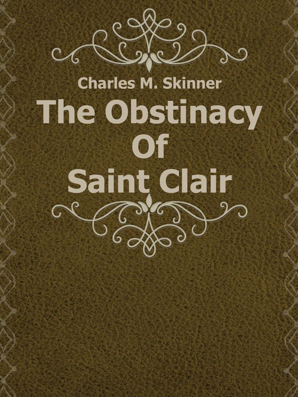 Big bigCover of The Obstinacy Of Saint Clair