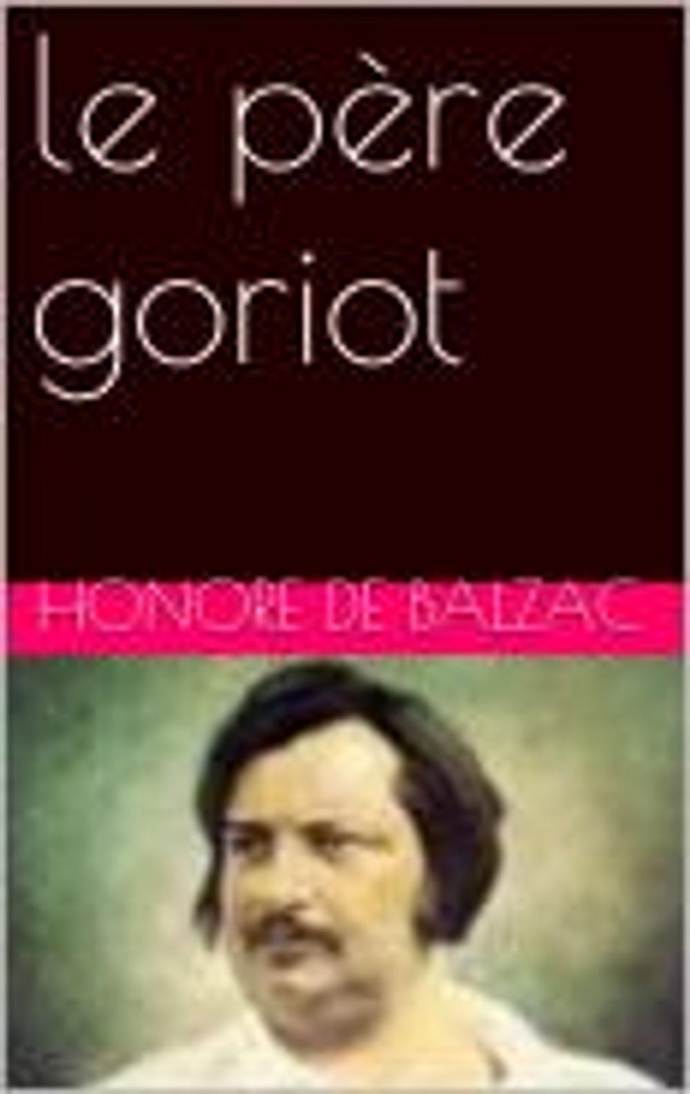 Big bigCover of le père goriot