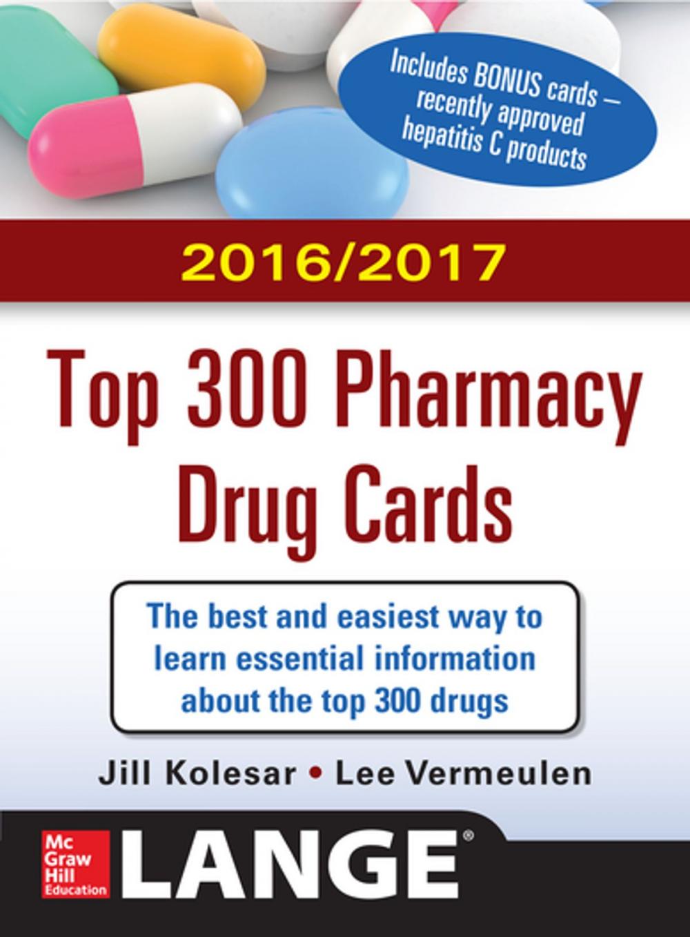 Big bigCover of McGraw-Hill's 2016/2017 Top 300 Pharmacy Drug Cards