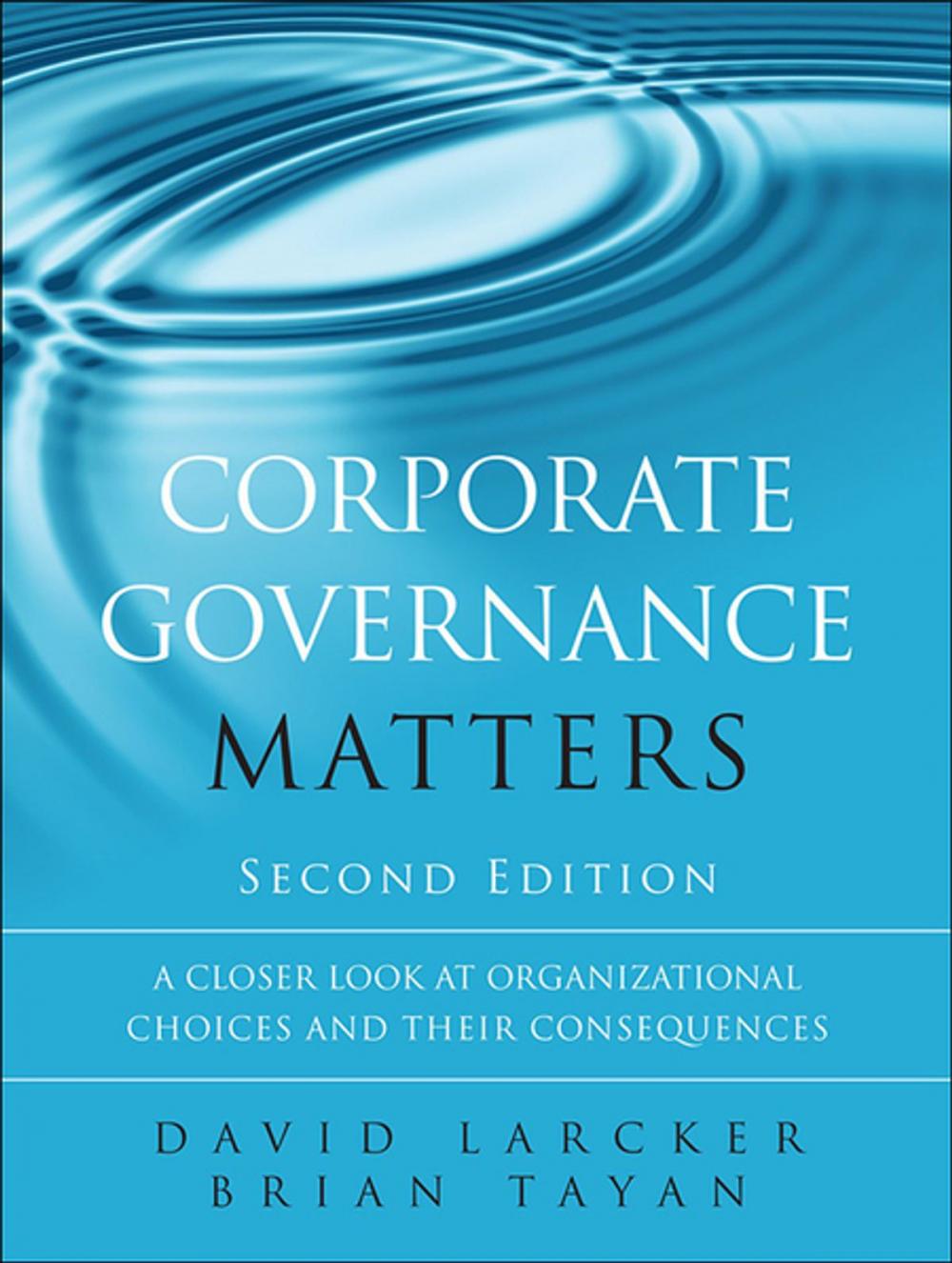 Big bigCover of Corporate Governance Matters