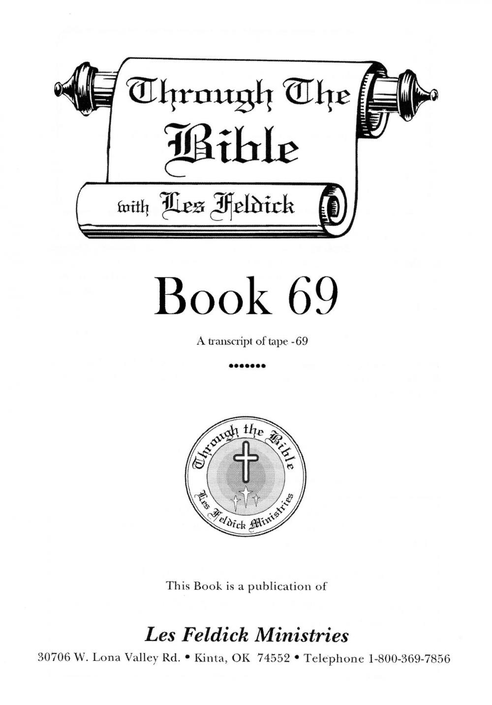 Big bigCover of Through the Bible with Les Feldick, Book 69