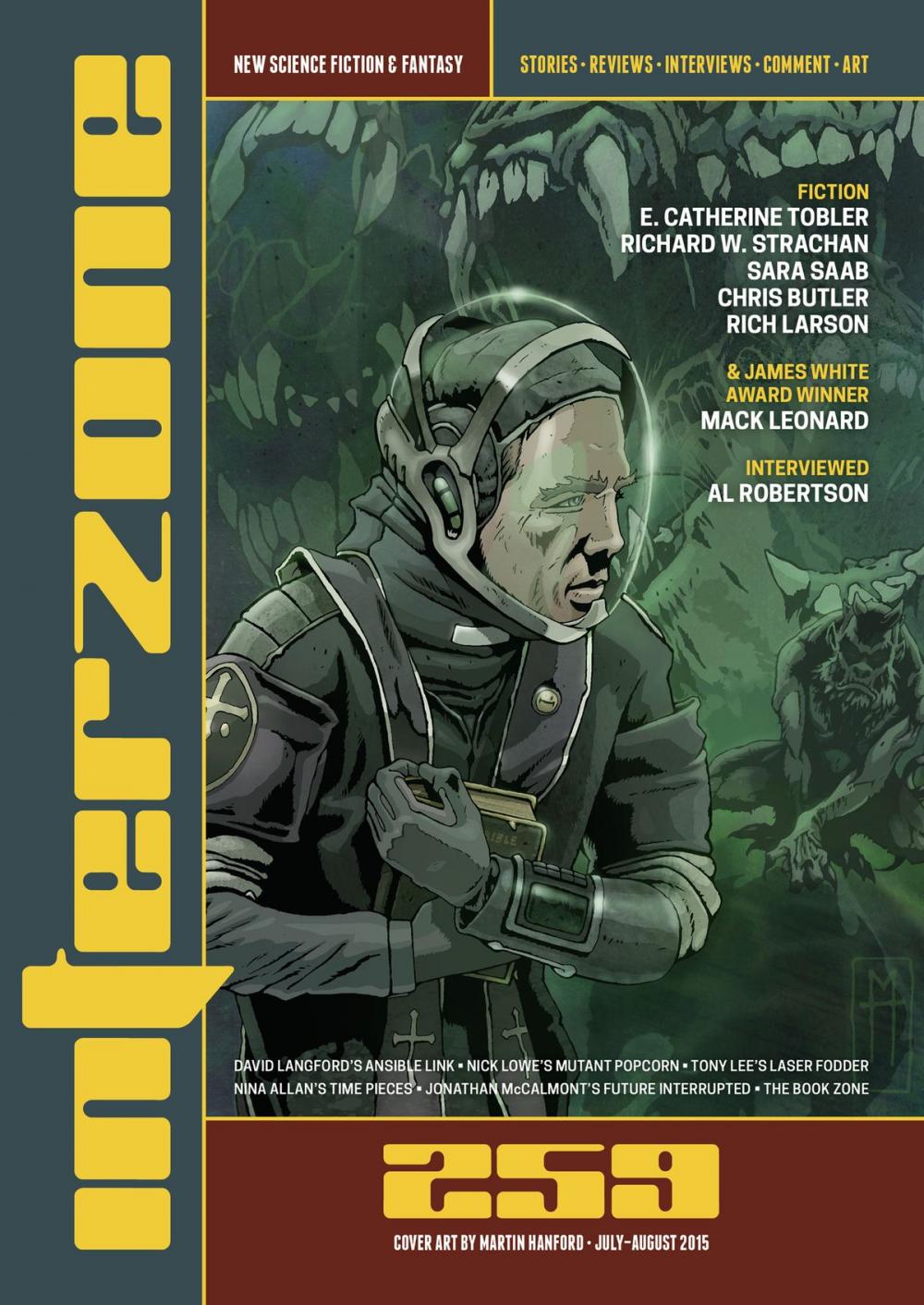 Big bigCover of Interzone #259 Jul: Aug 2015