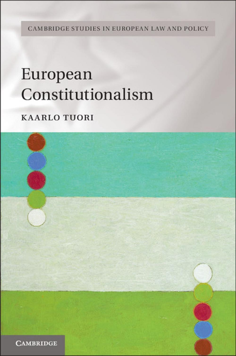 Big bigCover of European Constitutionalism