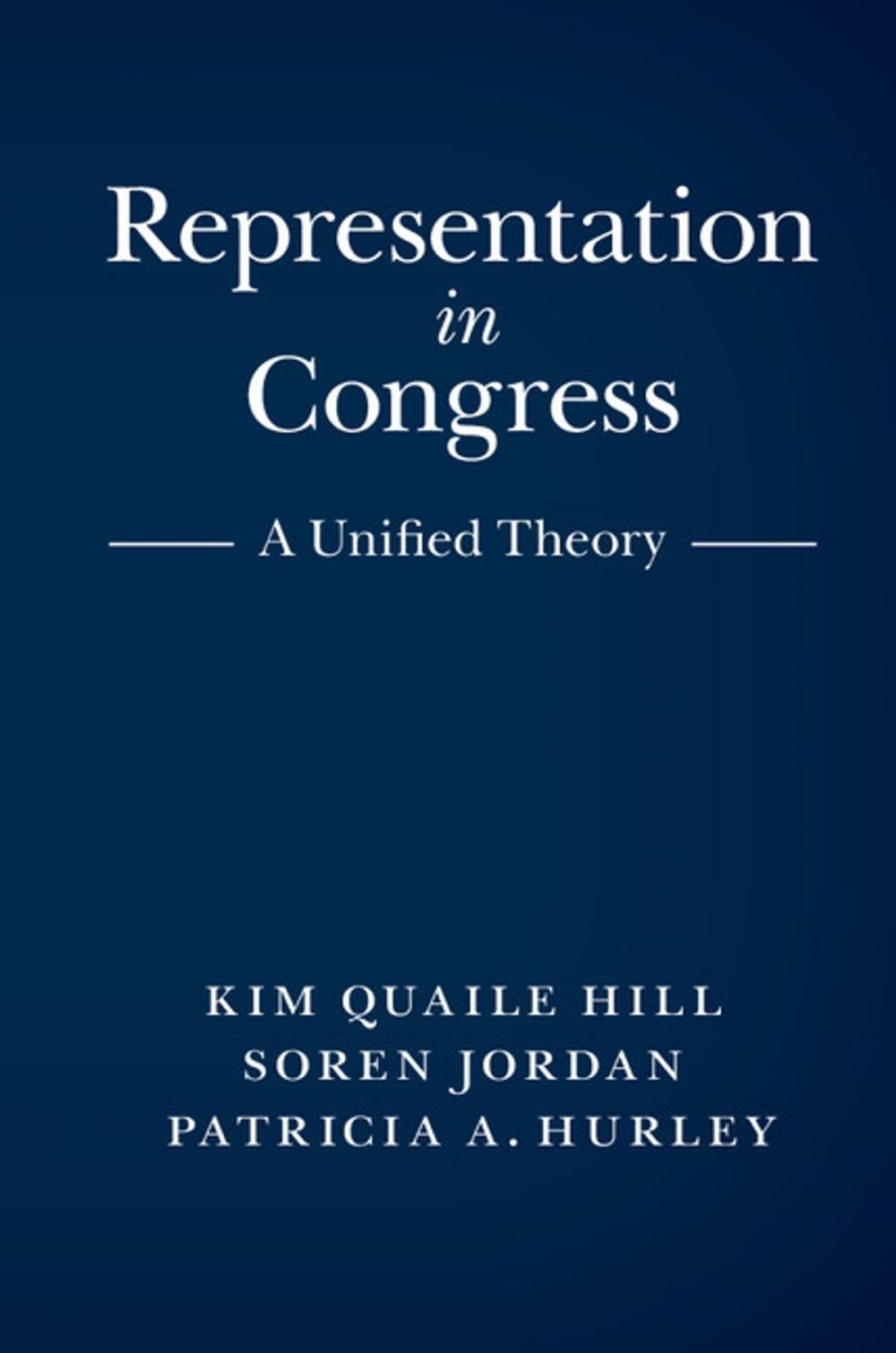 Big bigCover of Representation in Congress