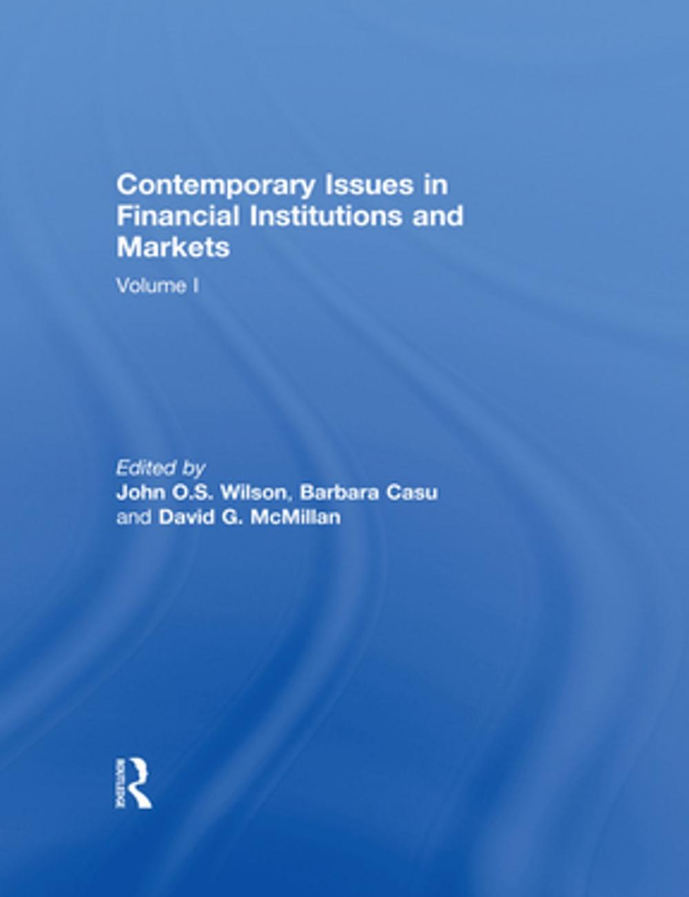 Big bigCover of Contemporary Issues in Financial Institutions and Markets