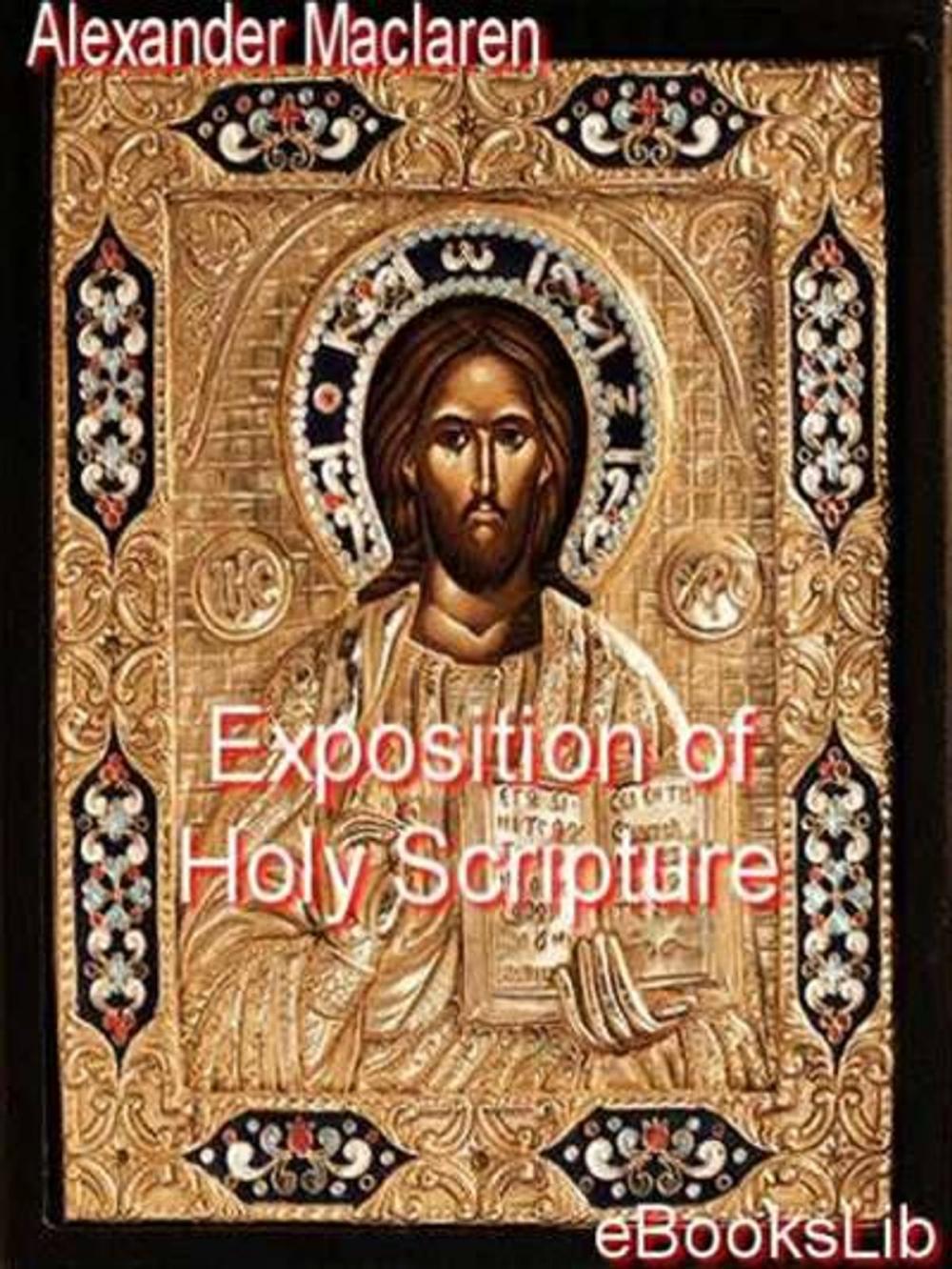 Big bigCover of Expositions of Holy Scripture