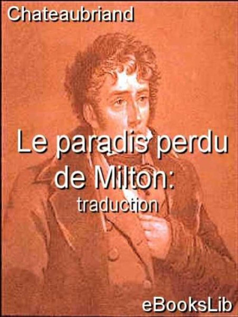 Big bigCover of Le paradis perdu de Milton : traduction