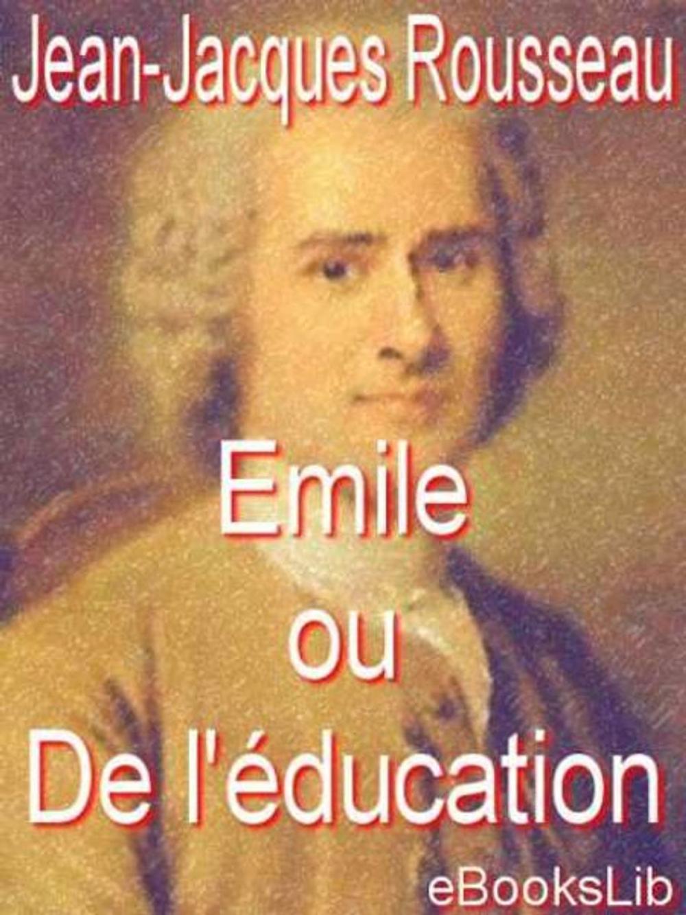 Big bigCover of Emile ou De l'éducation