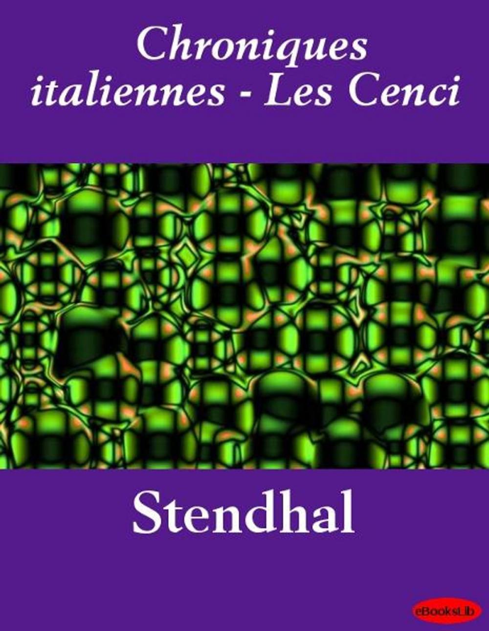 Big bigCover of Chroniques italiennes - Les Cenci