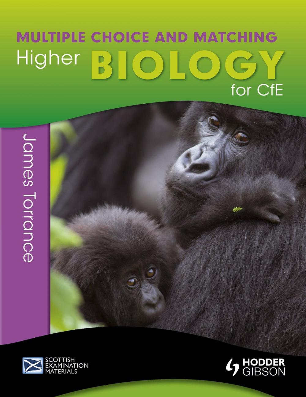 Big bigCover of Higher Biology for CfE: Multiple Choice and Matching
