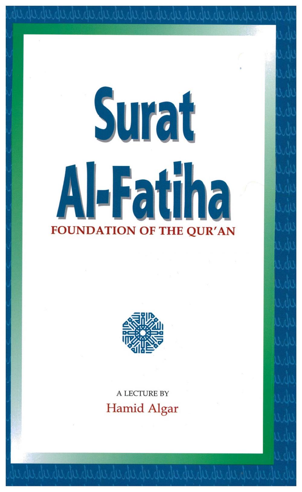 Big bigCover of Surat Al-Fatiha