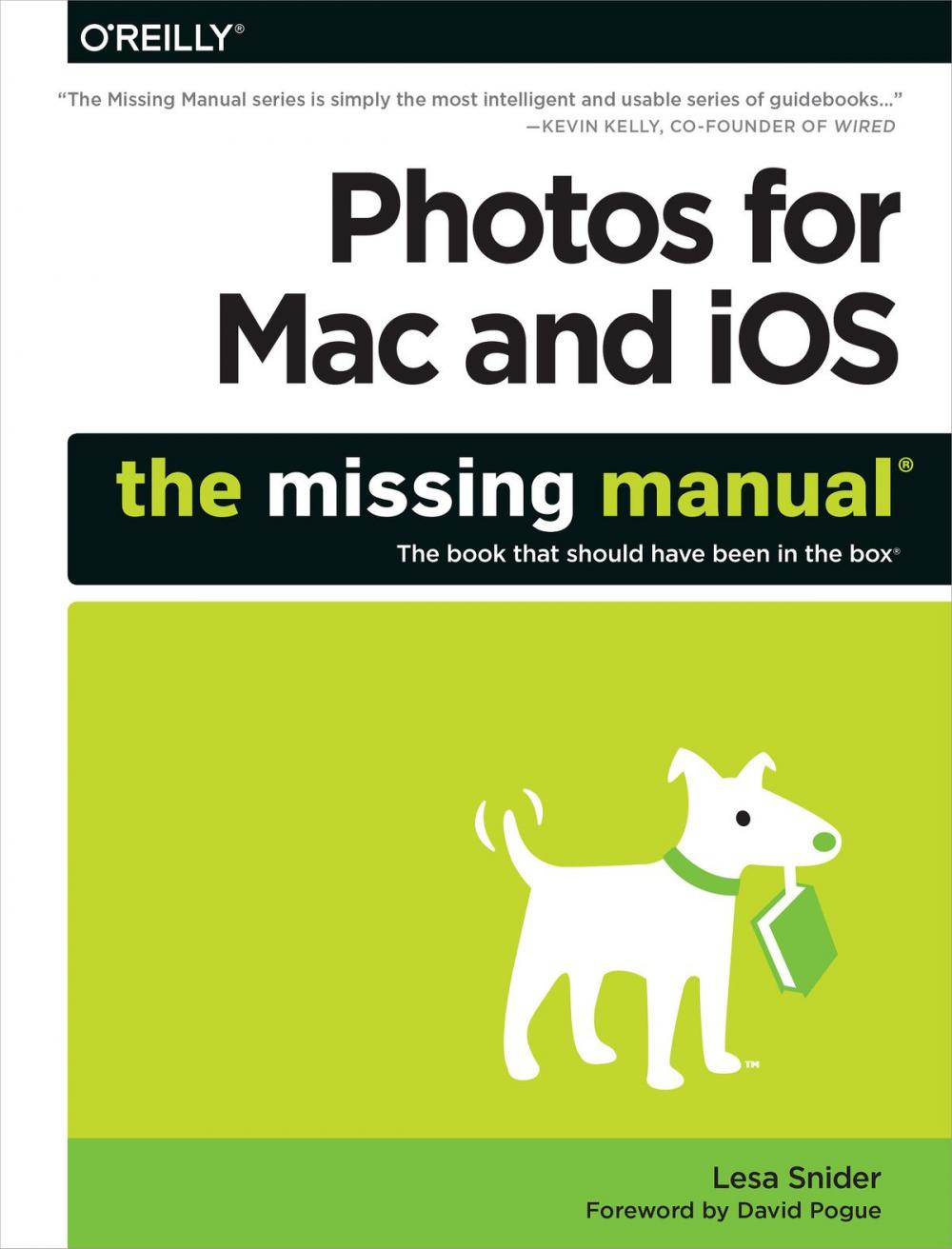 Big bigCover of Photos for Mac and iOS: The Missing Manual