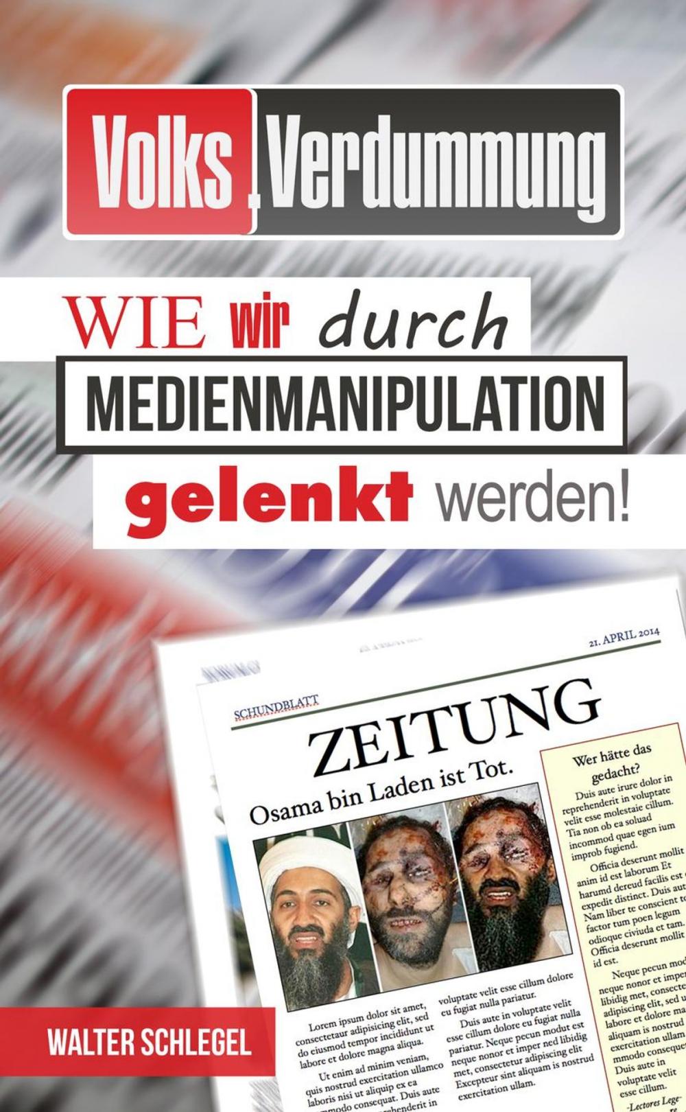 Big bigCover of Volksverdummung - Wie wir durch Medienmanipulation gelenkt werden