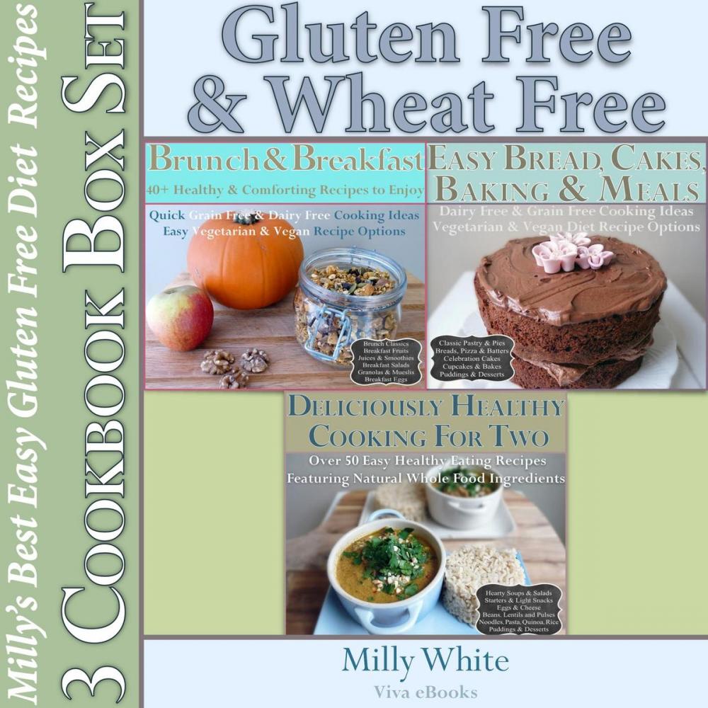 Big bigCover of Gluten Free & Wheat Free Milly’s Best Easy Gluten Free Diet Recipes 3 Cookbook Box Set