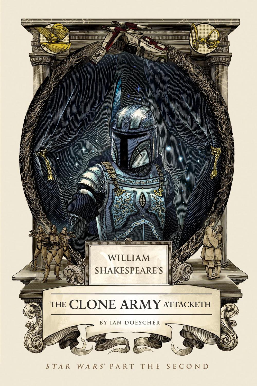 Big bigCover of William Shakespeare's The Clone Army Attacketh