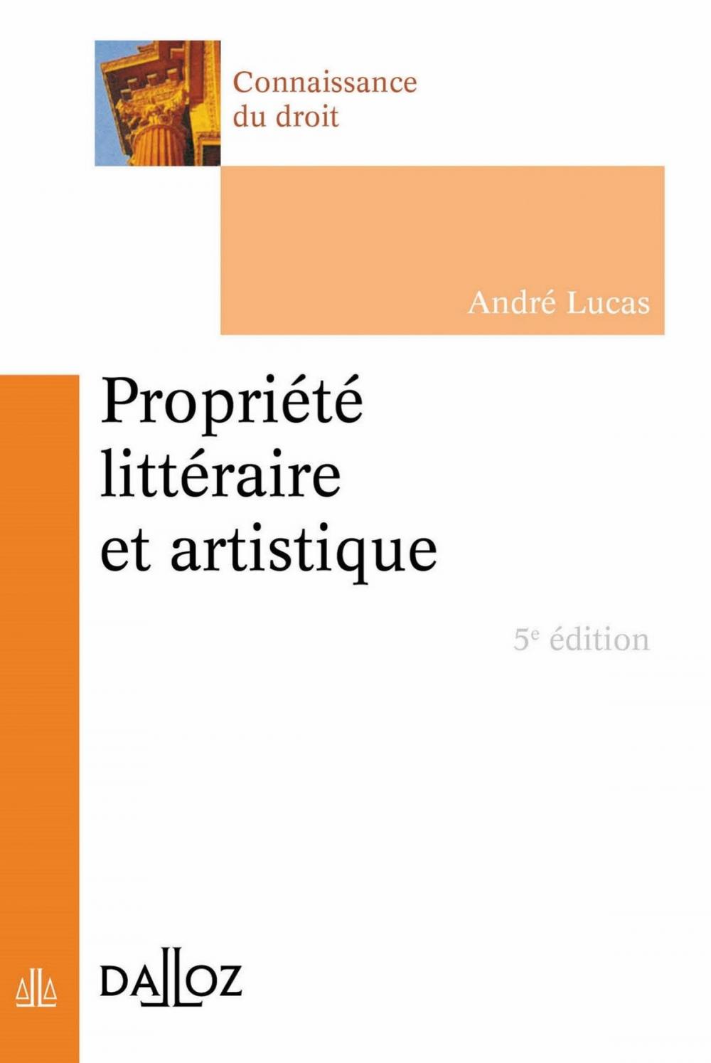 Big bigCover of Propriété littéraire et artistique