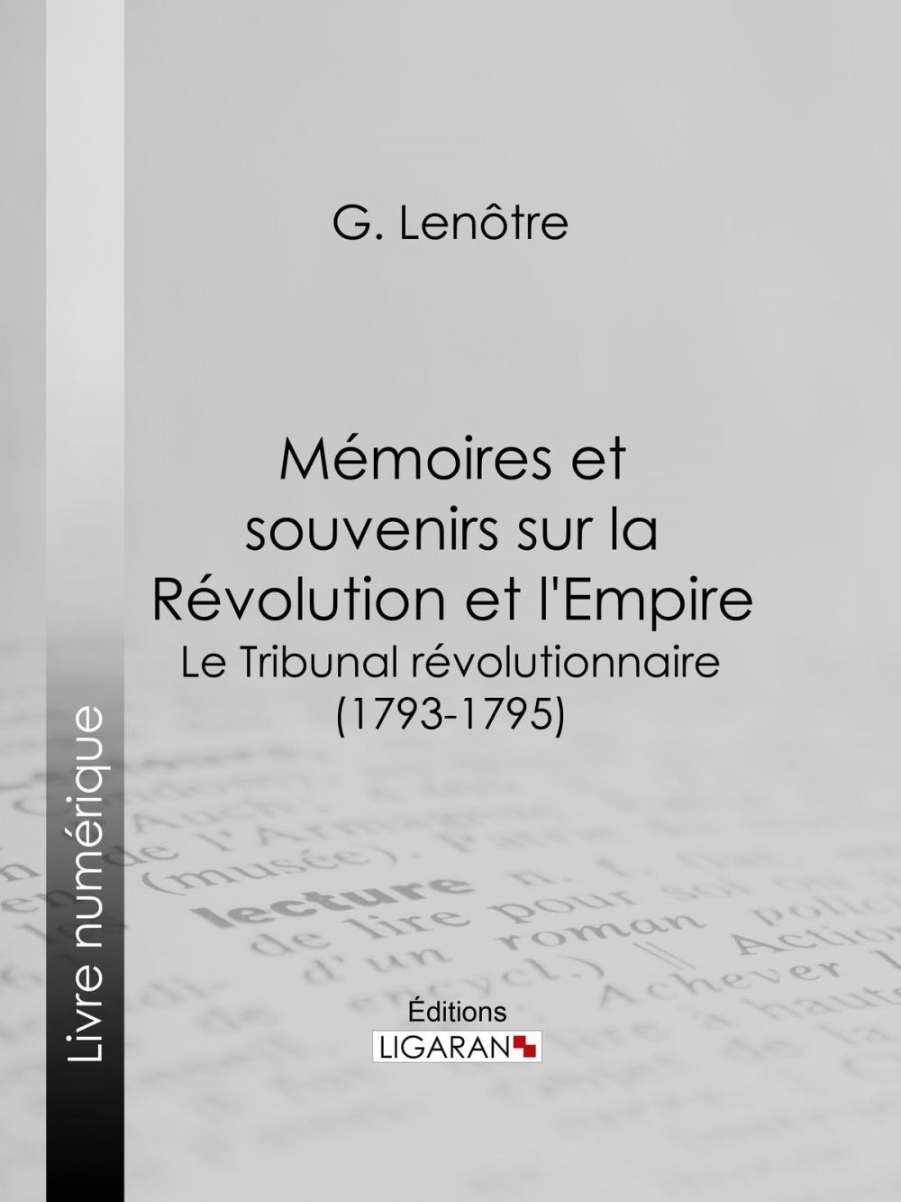 Big bigCover of Mémoires et souvenirs sur la Révolution et l'Empire