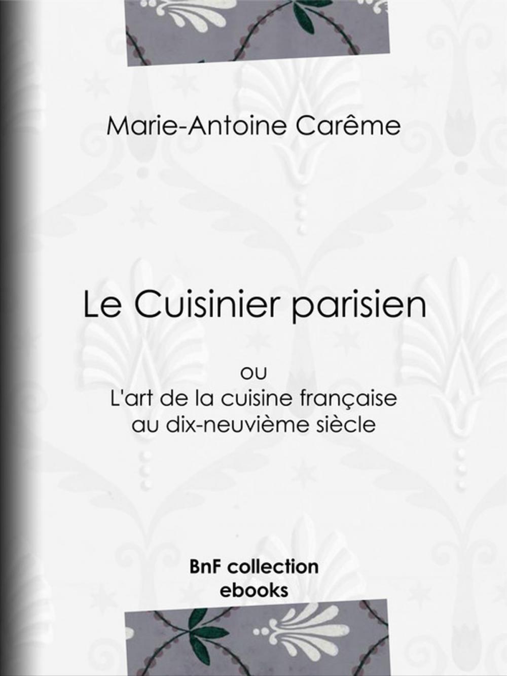 Big bigCover of Le Cuisinier parisien