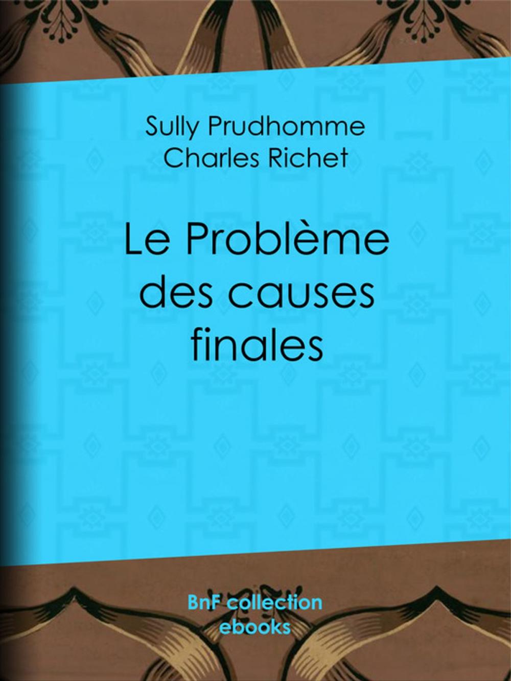 Big bigCover of Le Problème des causes finales