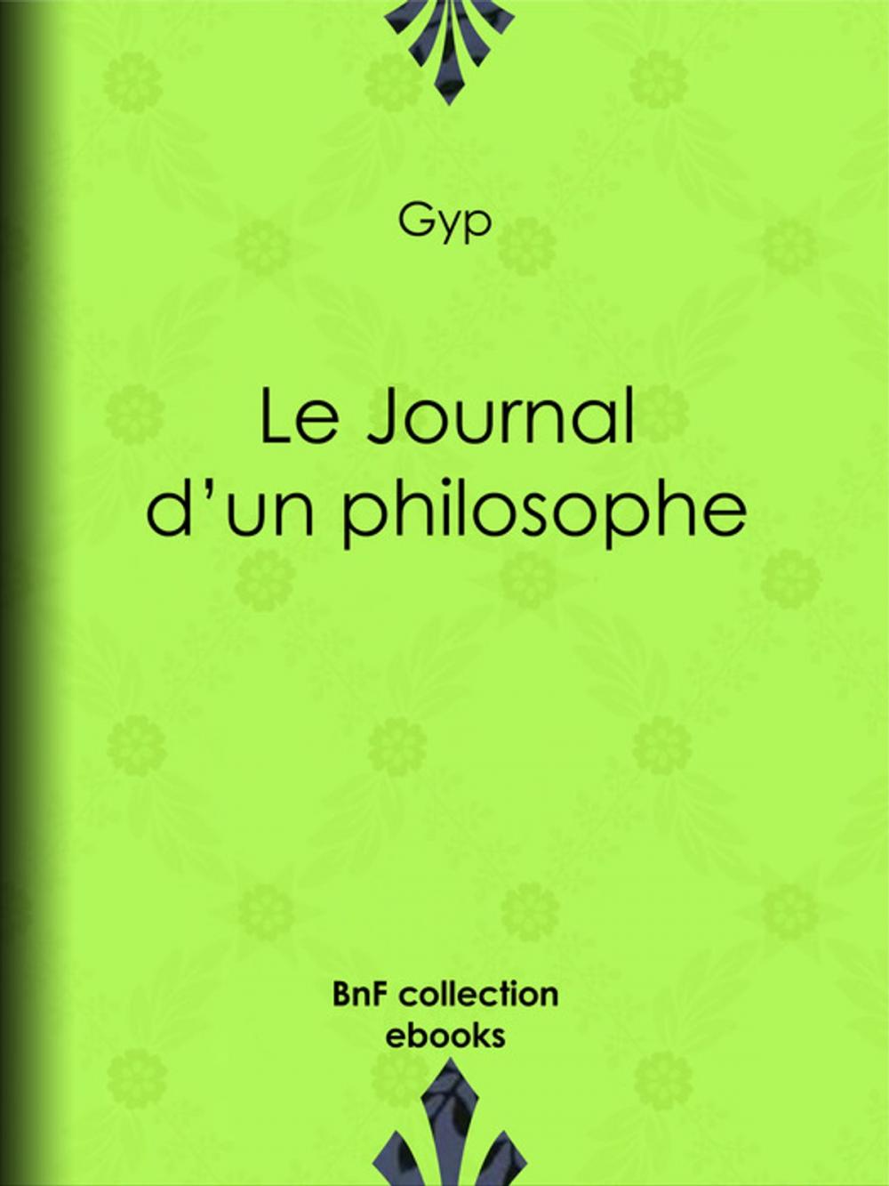 Big bigCover of Le Journal d'un philosophe