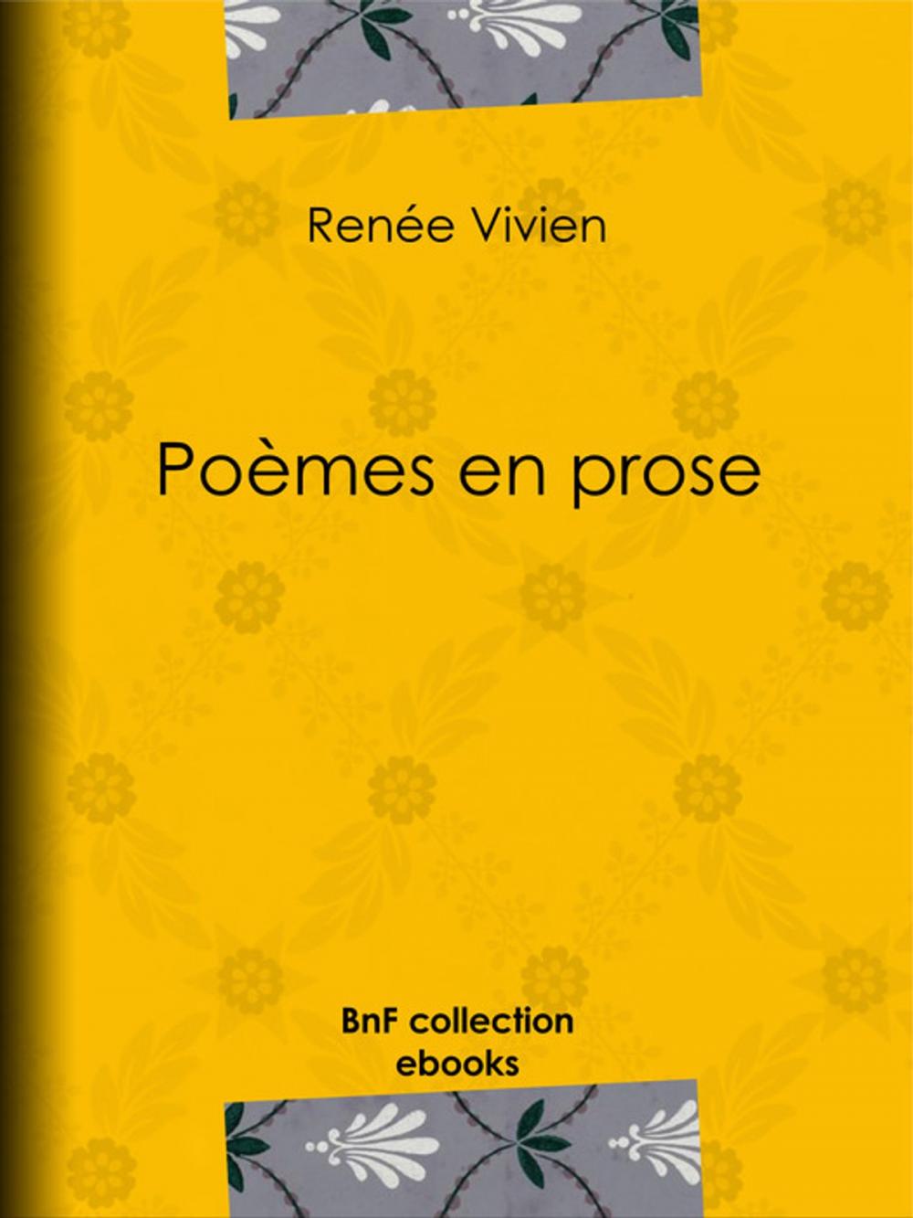 Big bigCover of Poèmes en prose