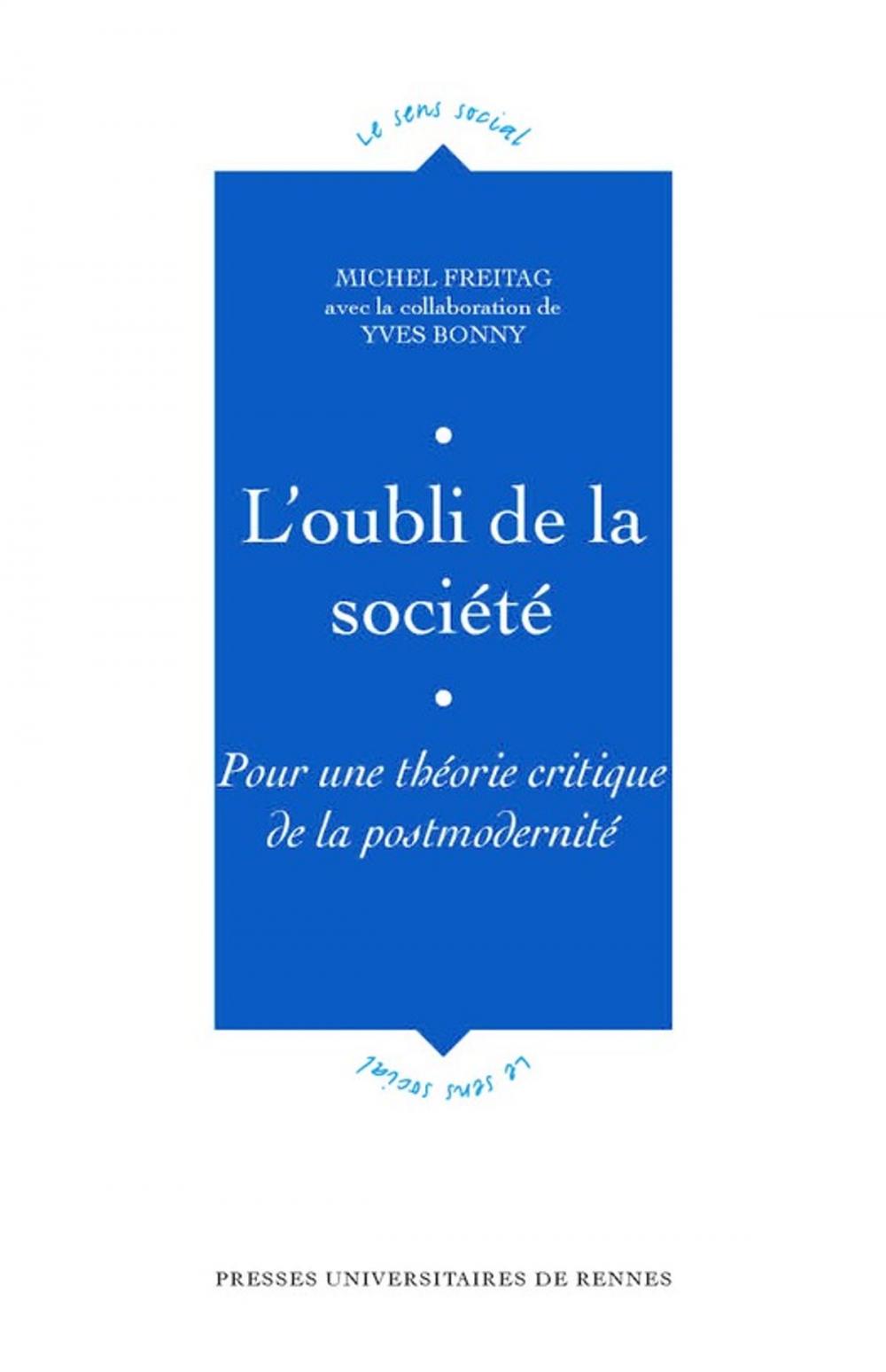 Big bigCover of L'oubli de la société