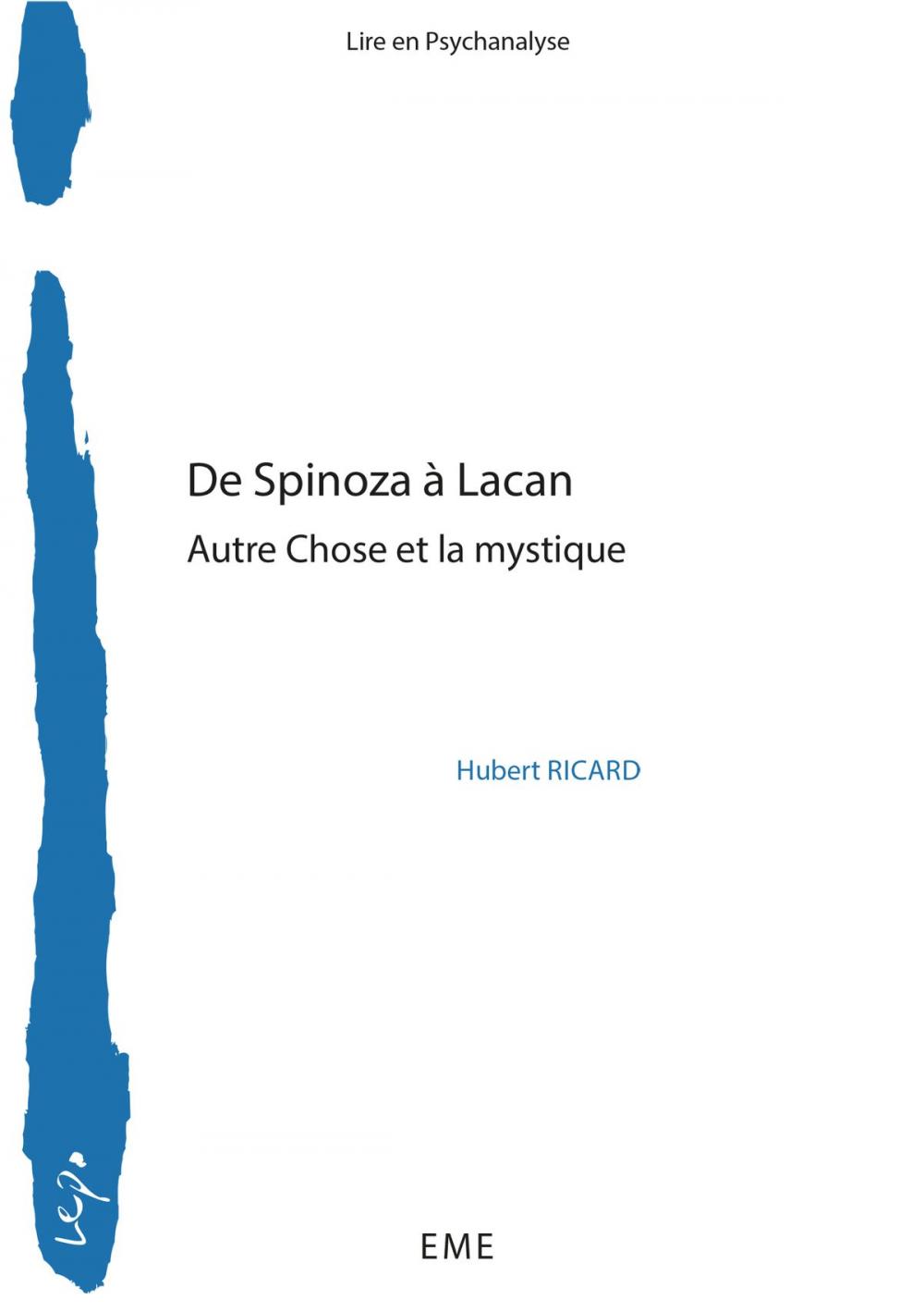 Big bigCover of De Spinoza à Lacan