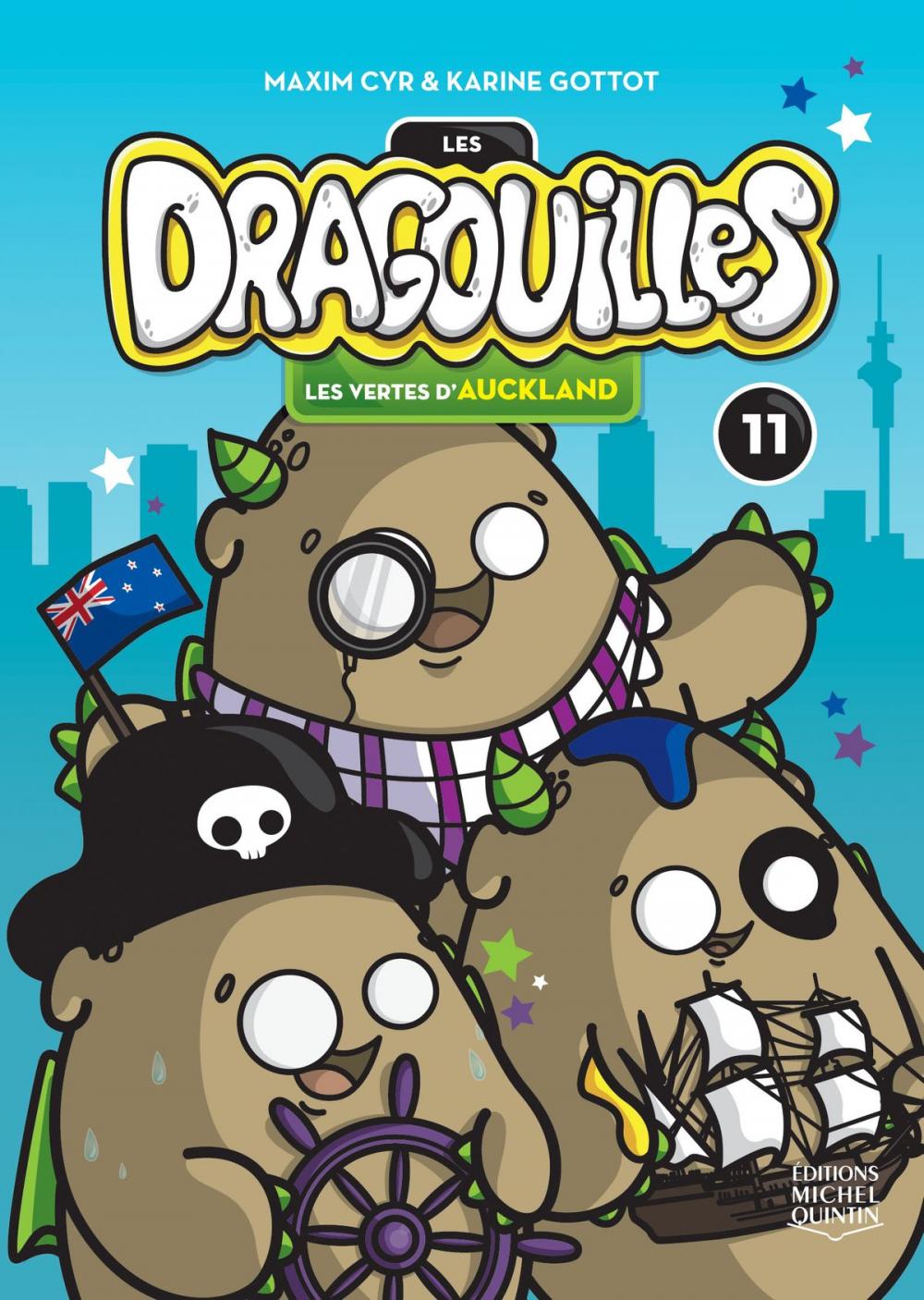 Big bigCover of Les dragouilles 11 - Les vertes d'Auckland