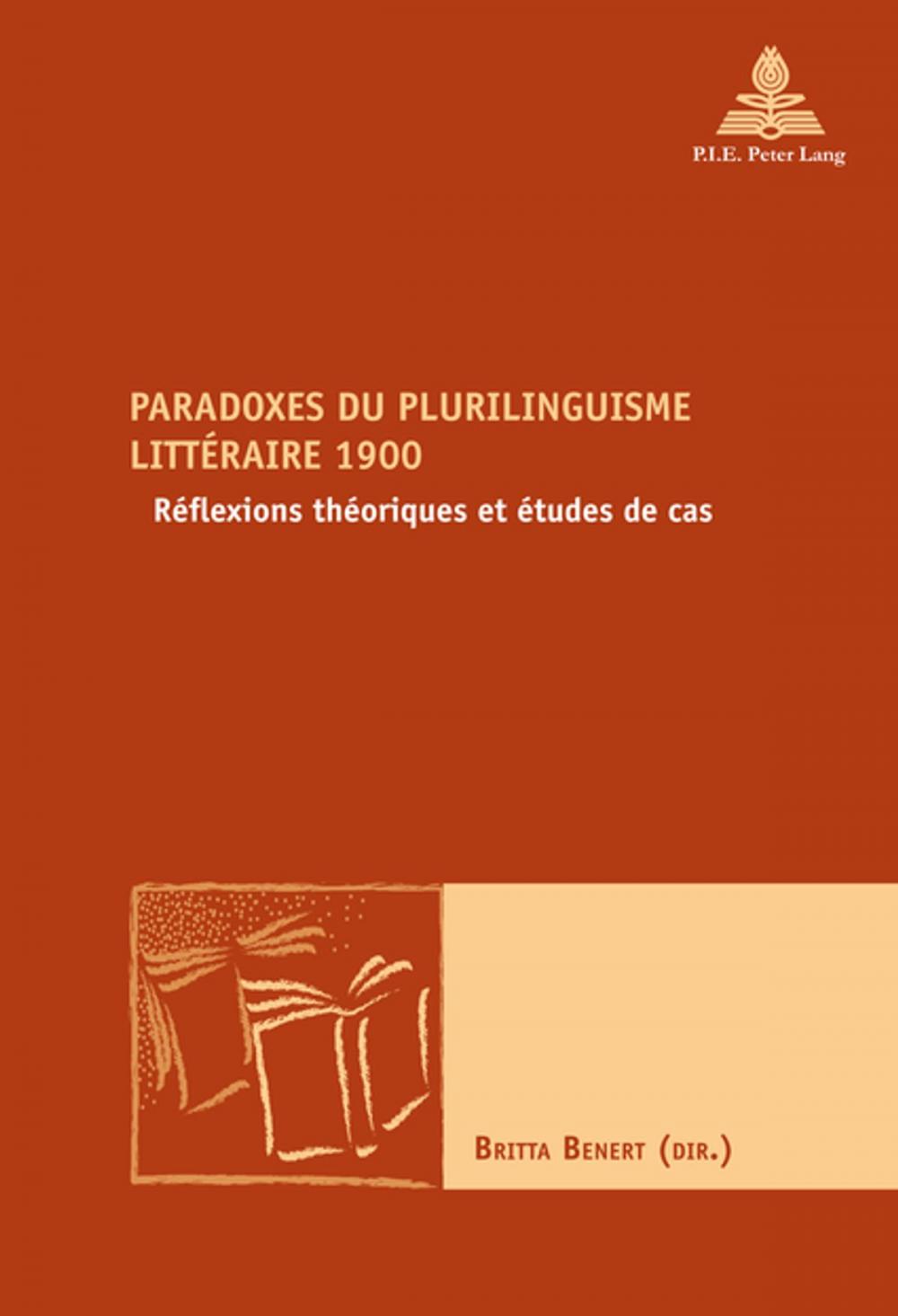 Big bigCover of Paradoxes du plurilinguisme littéraire 1900