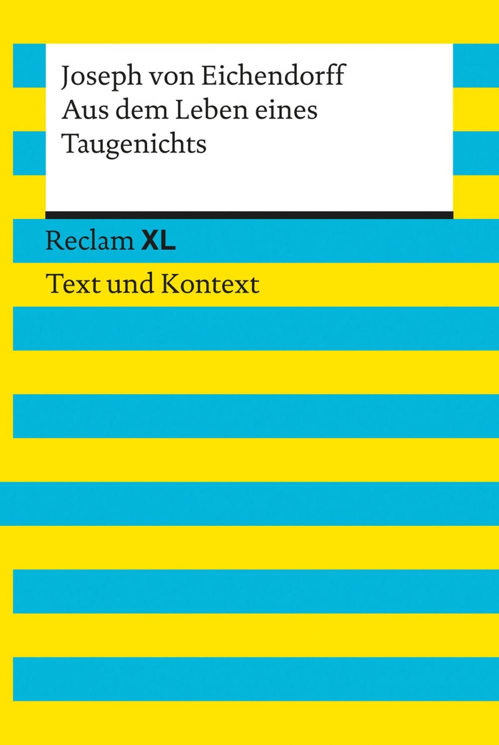 Big bigCover of Aus dem Leben eines Taugenichts