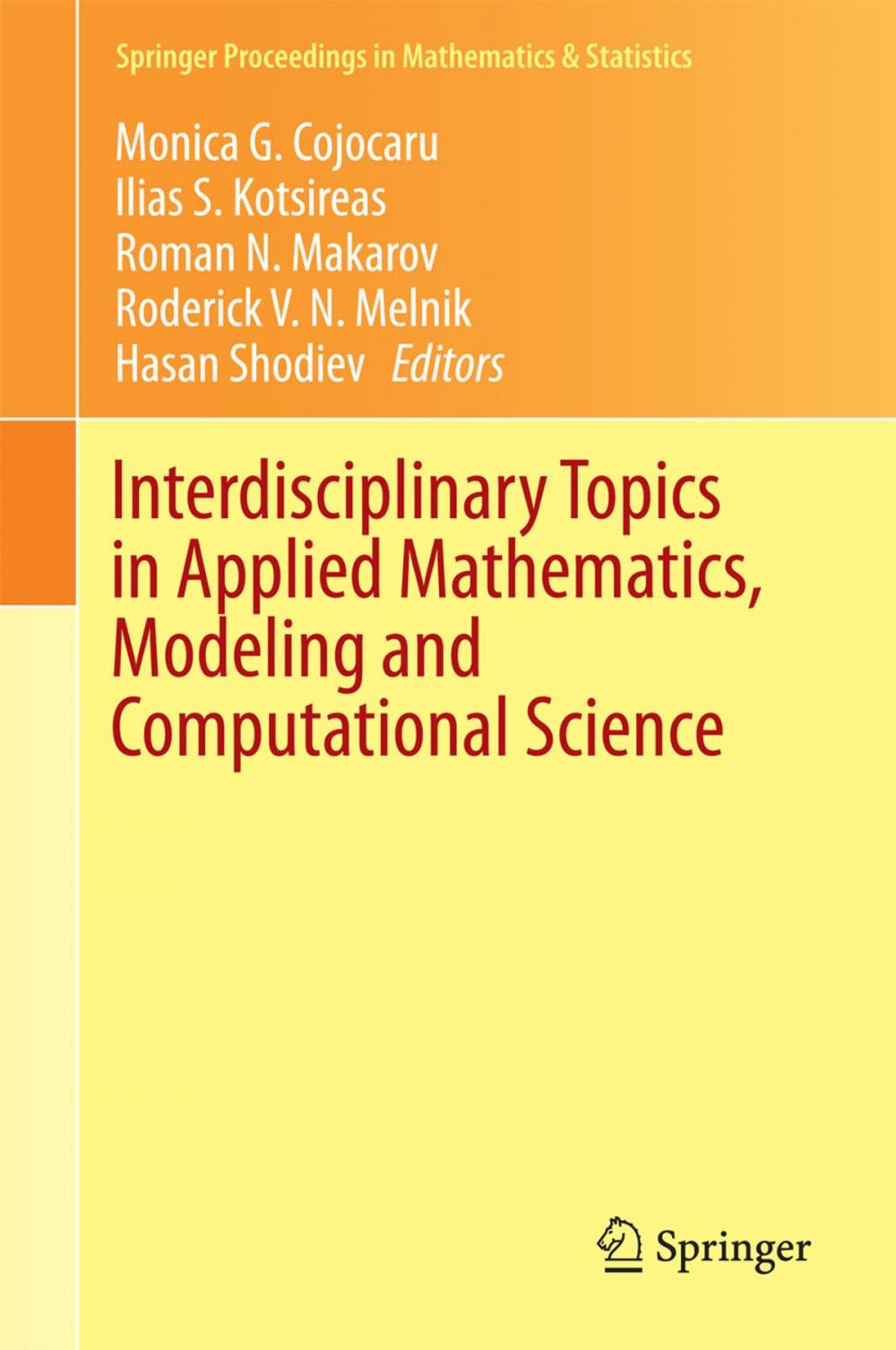 Big bigCover of Interdisciplinary Topics in Applied Mathematics, Modeling and Computational Science