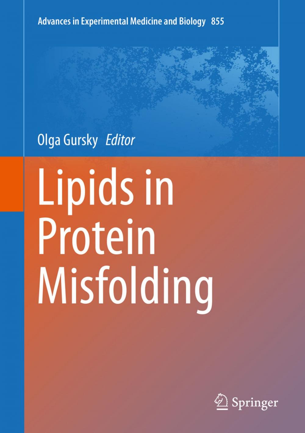 Big bigCover of Lipids in Protein Misfolding