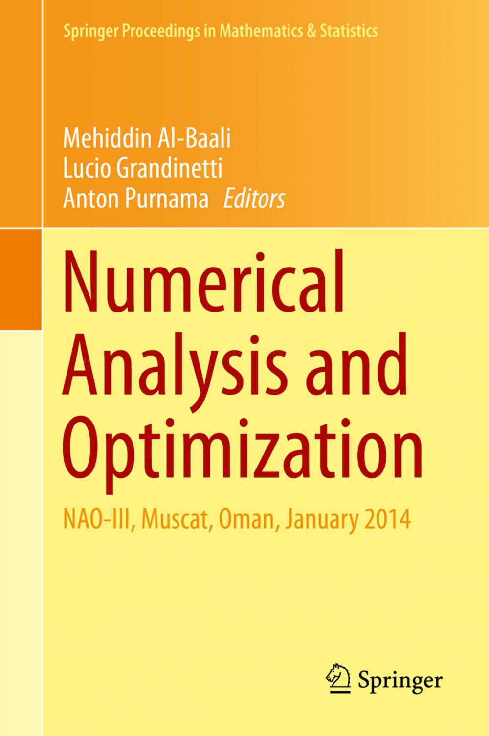 Big bigCover of Numerical Analysis and Optimization