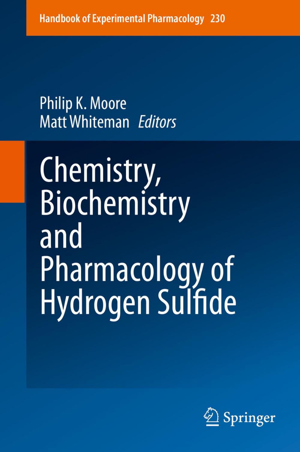 Big bigCover of Chemistry, Biochemistry and Pharmacology of Hydrogen Sulfide