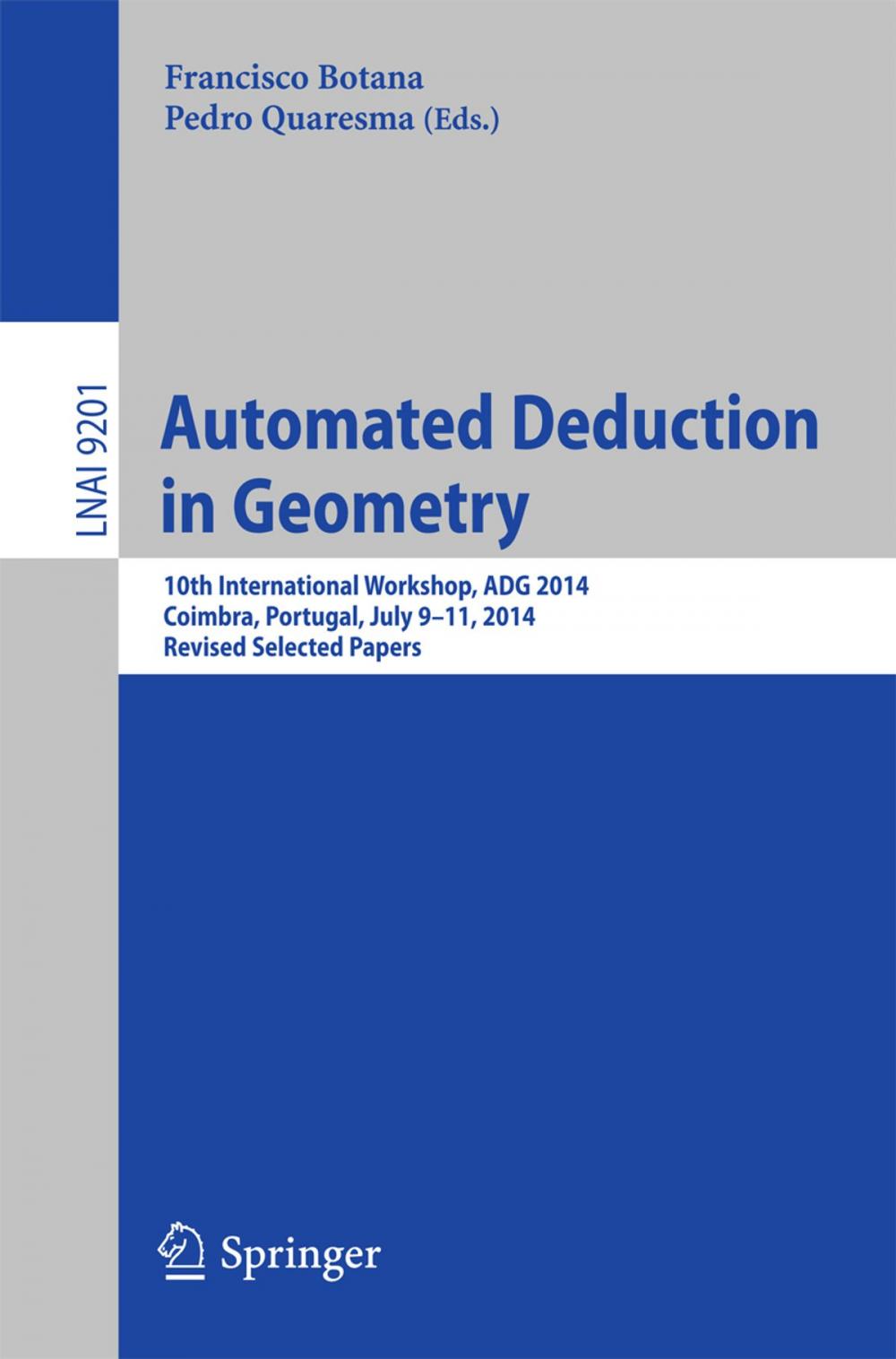 Big bigCover of Automated Deduction in Geometry