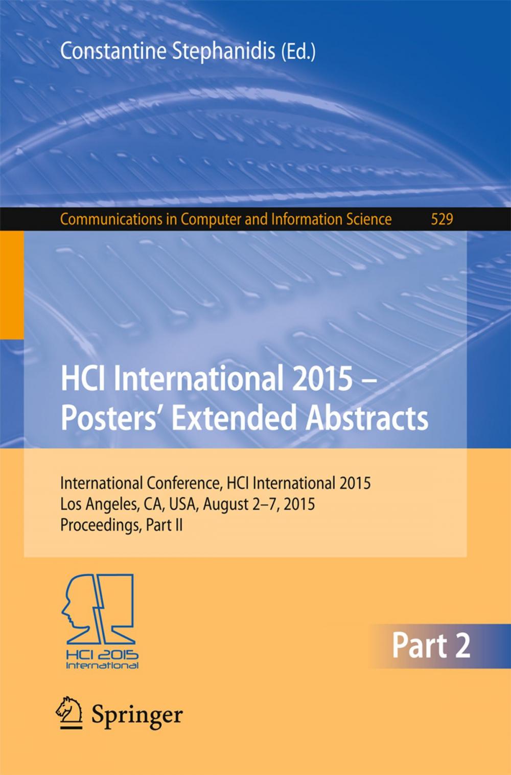 Big bigCover of HCI International 2015 - Posters’ Extended Abstracts