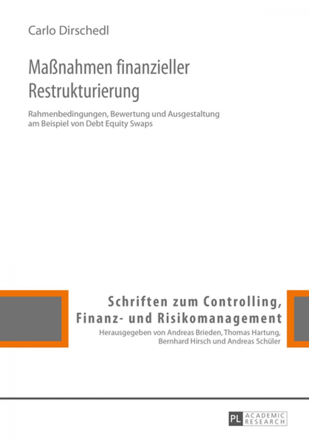 Big bigCover of Maßnahmen finanzieller Restrukturierung