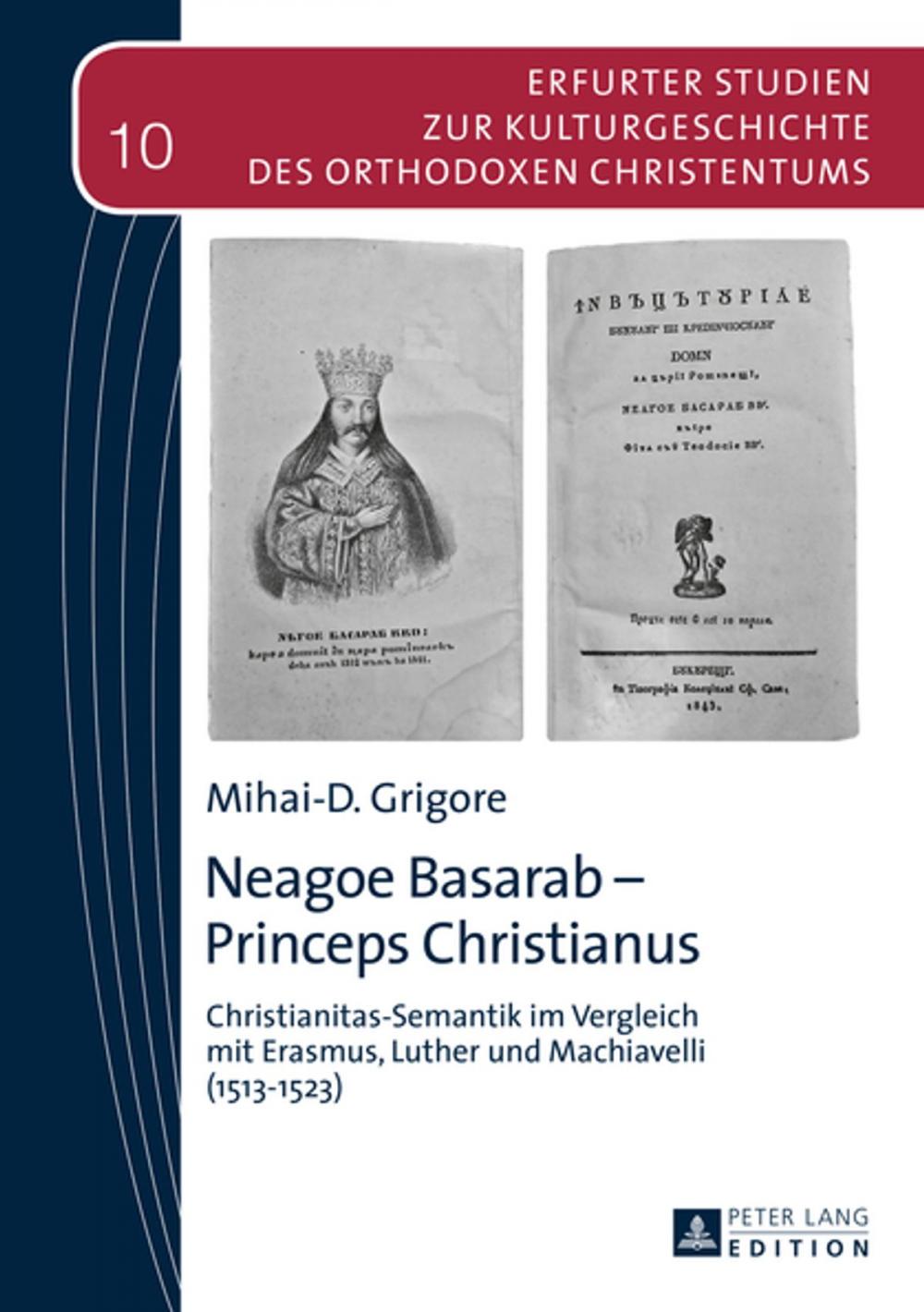 Big bigCover of Neagoe Basarab Princeps Christianus